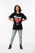Trippin Heart Graphic T-Shirt – Black Sku: M-INH-47REX