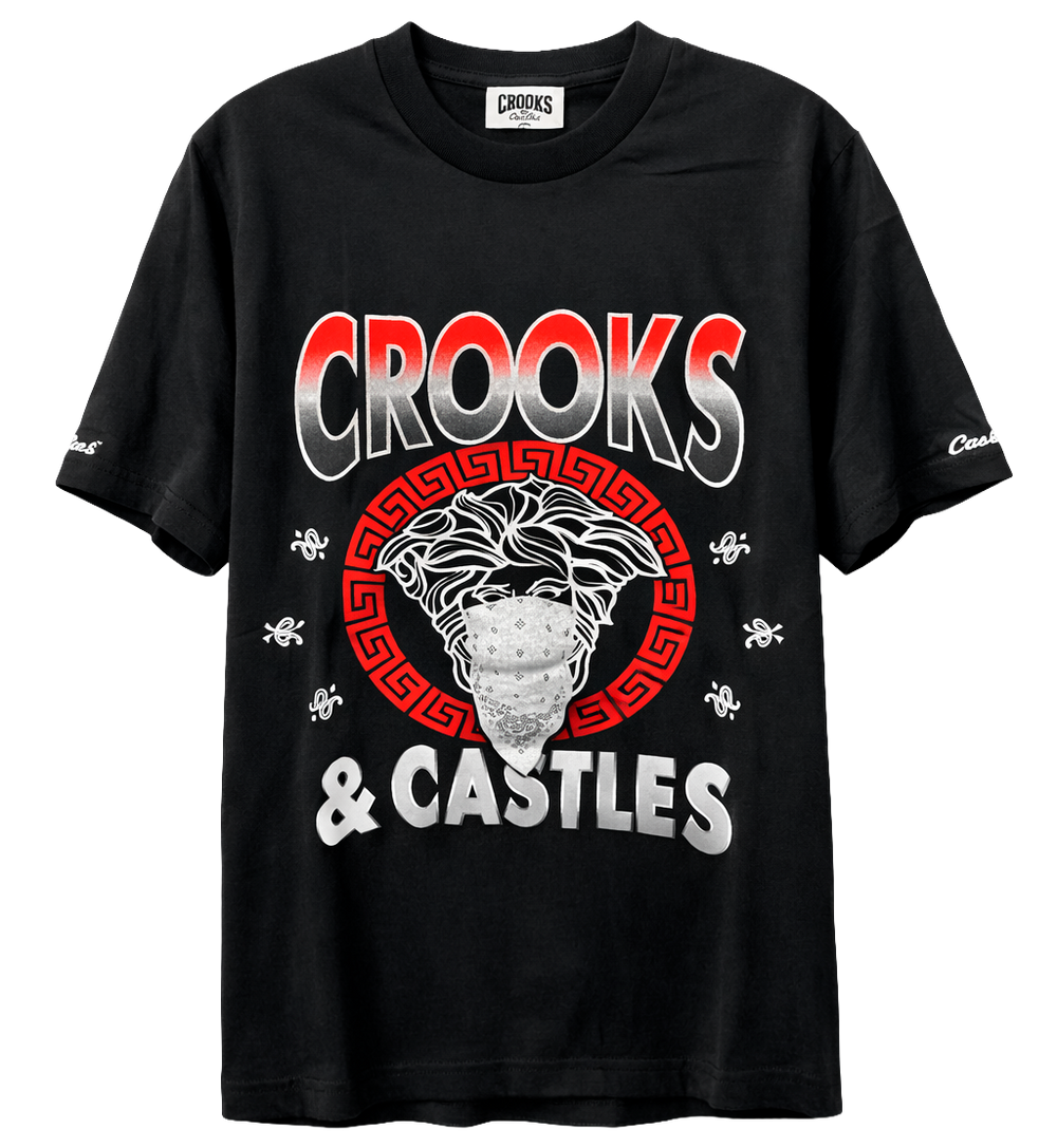 Crooks & Castles Graphic T-Shirt  sku: Ccst05 Size: Open Stock XS, M, XL