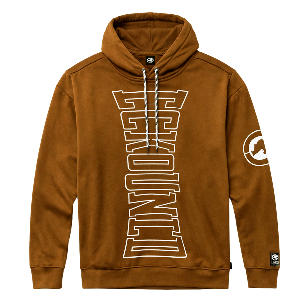 Ecko Unltd Brown Pullover Hoodie sku: EO34H1278-stw