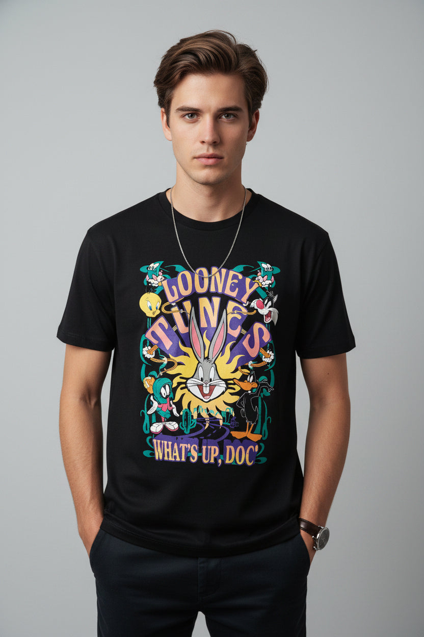 Licensed Looney Tunes "What's Up, Doc?" Graphic T-Shirt
SKU: 42-INH
