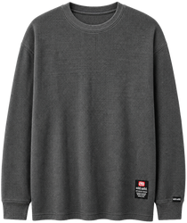 Ecko Unltd L/S Thermal Shirt  Char Heather.              Sku: EO34L366.  Size: M-3Xl
