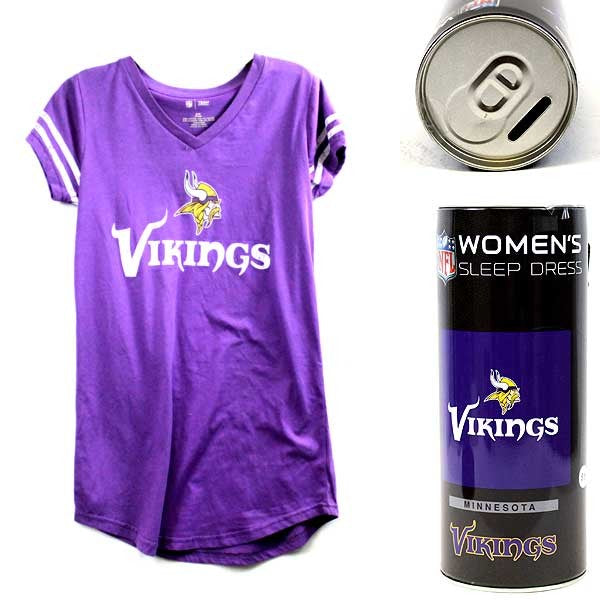 Officially Licensed Minnesota Vikings Sleep Dress