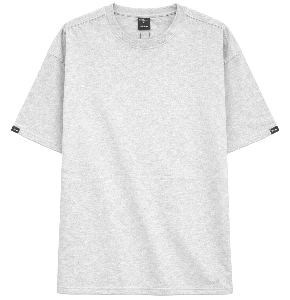 Crooks and Castles Blank T-Shirt.           Sku: Blanks Lt-grey  size: 5XL