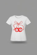 SKU: 100-INH
Women's 8 Ball Cherry Graphic T-Shirt – White