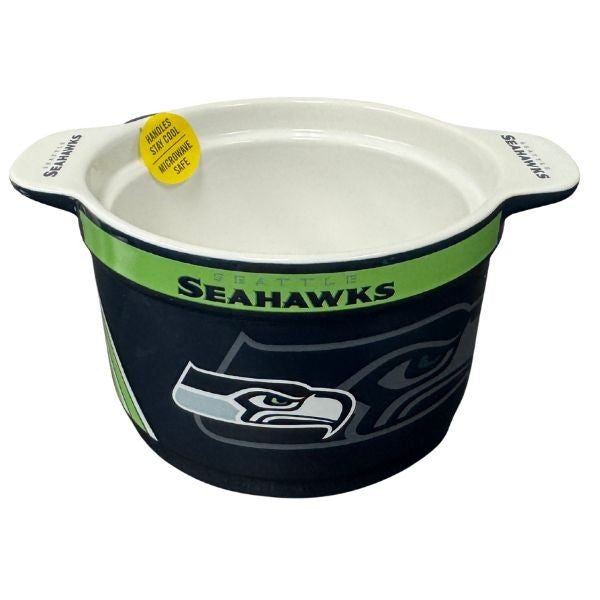 Seattle Seahawks  Bowl Ceramic High Heat 23oz Dip Bowl  sku: 31341