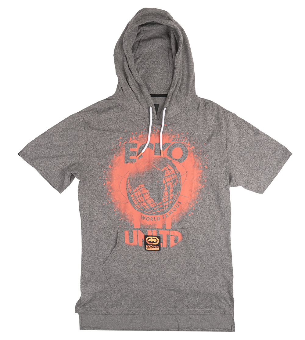 Ecko UNLTD s/s Hoodie Shirt Grey - sku:EO12K821