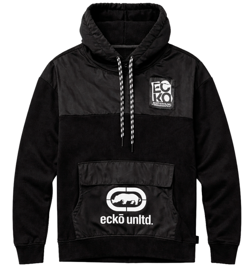 Ecko Unltd. Black Utility Pullover Hoodie