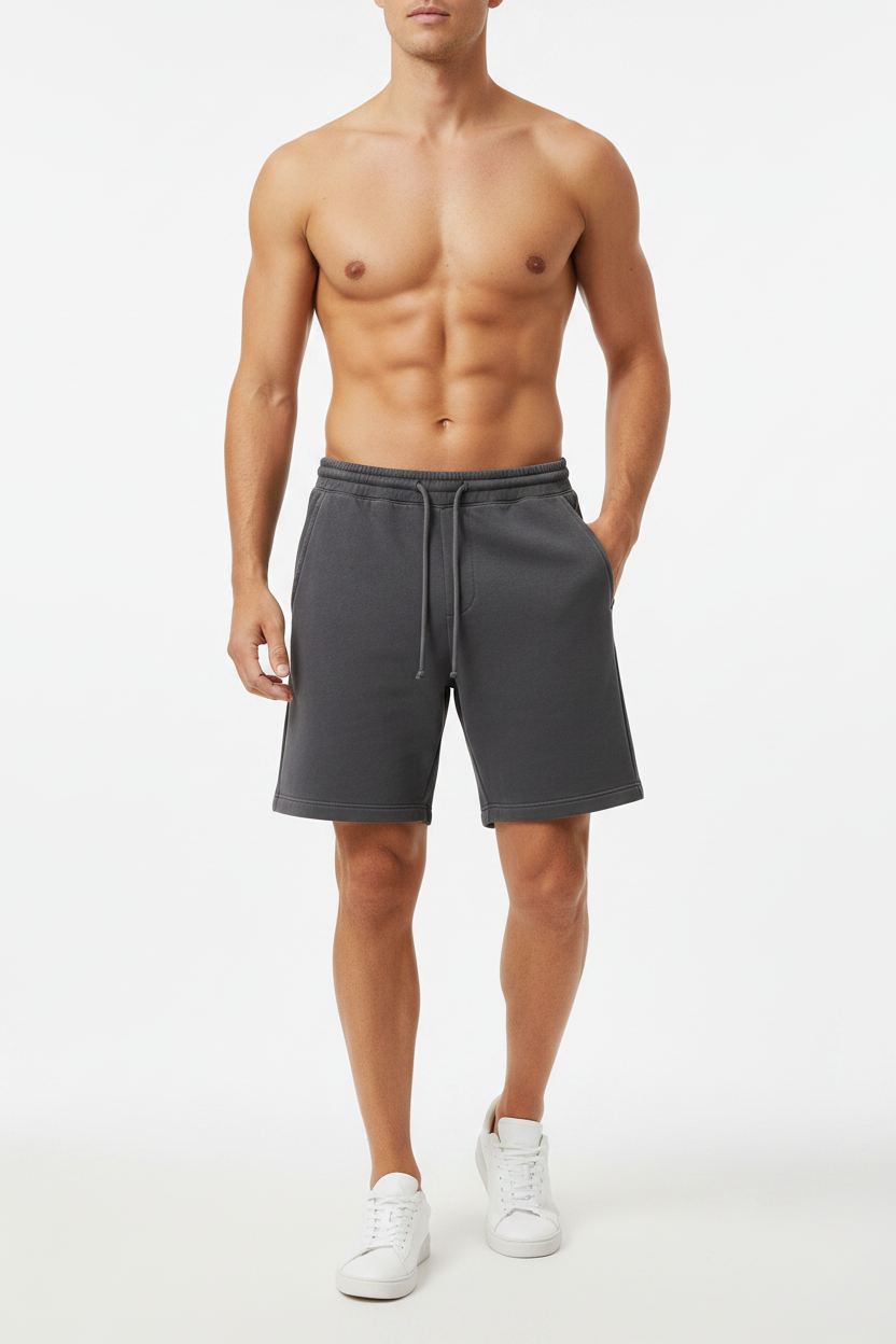 Independent Trading Co. Sweat Shorts Pigment Black-Blanks.    Size S-2XL        Sku: Black-Blanks