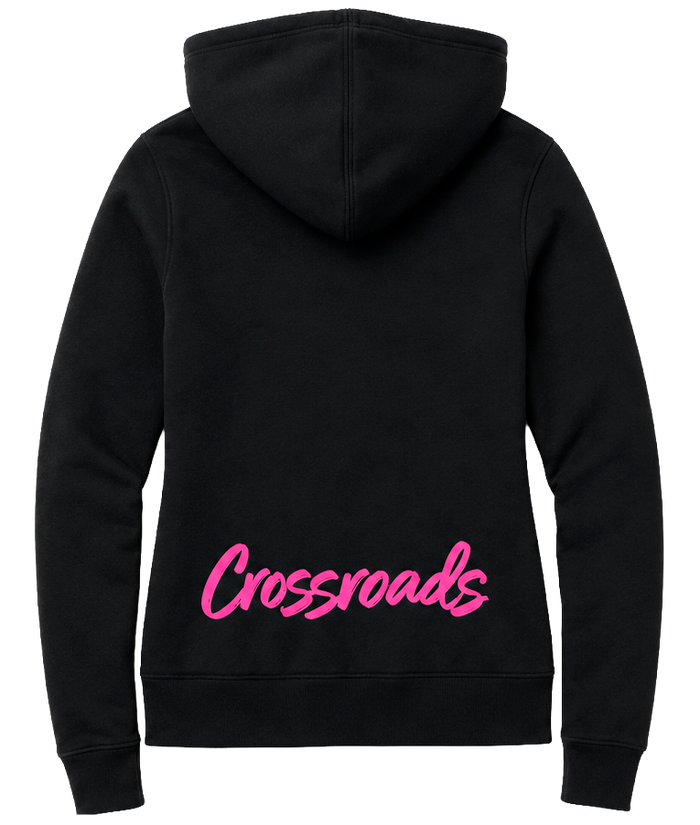 Women's  Crossroads Zip Hoodie Jacket  Black                  size: S,XL,3XL.      Sku: BSP23EHD001