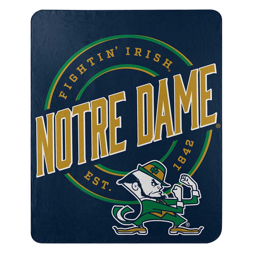 Fleece Blankets Notre Dame Fighting  Irish