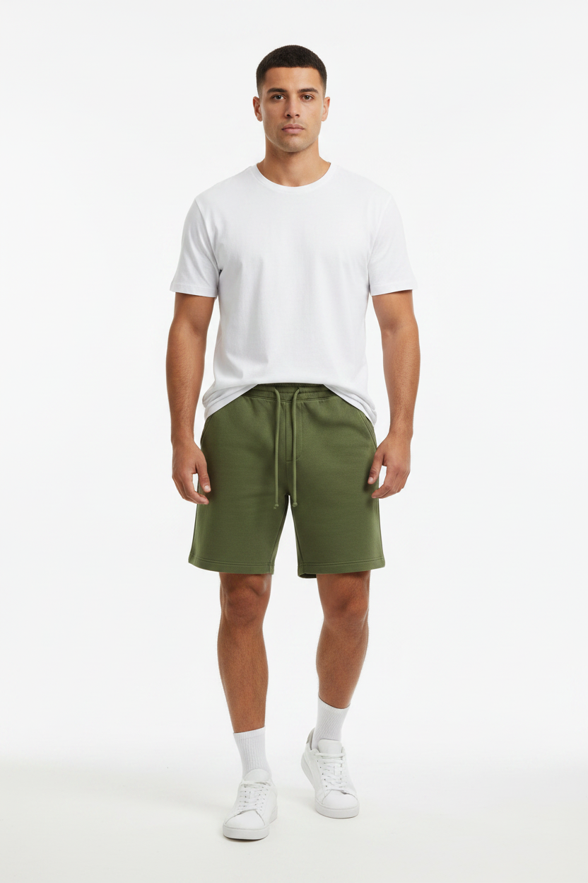 Independent Trading Co Sweat Shorts Army - Blanks.               sku: Blank - Army  size  S,L,XL