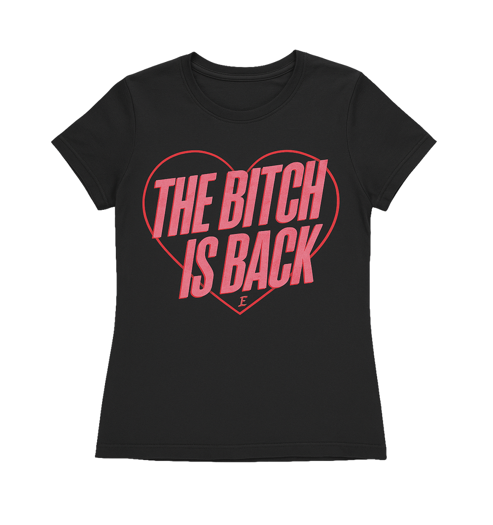 Junior Girls Elton John Script T-Shirt Sku: Bitch Back Size: M