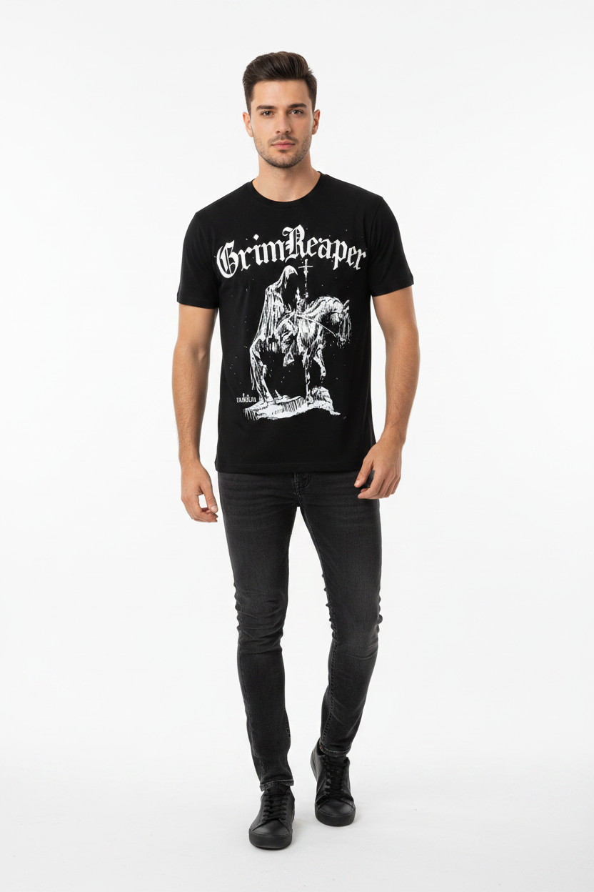 LA Familia Graphic T-Shirt.                The Grim Reaper             LFHOL24SS22-stw   Size: S-2XL