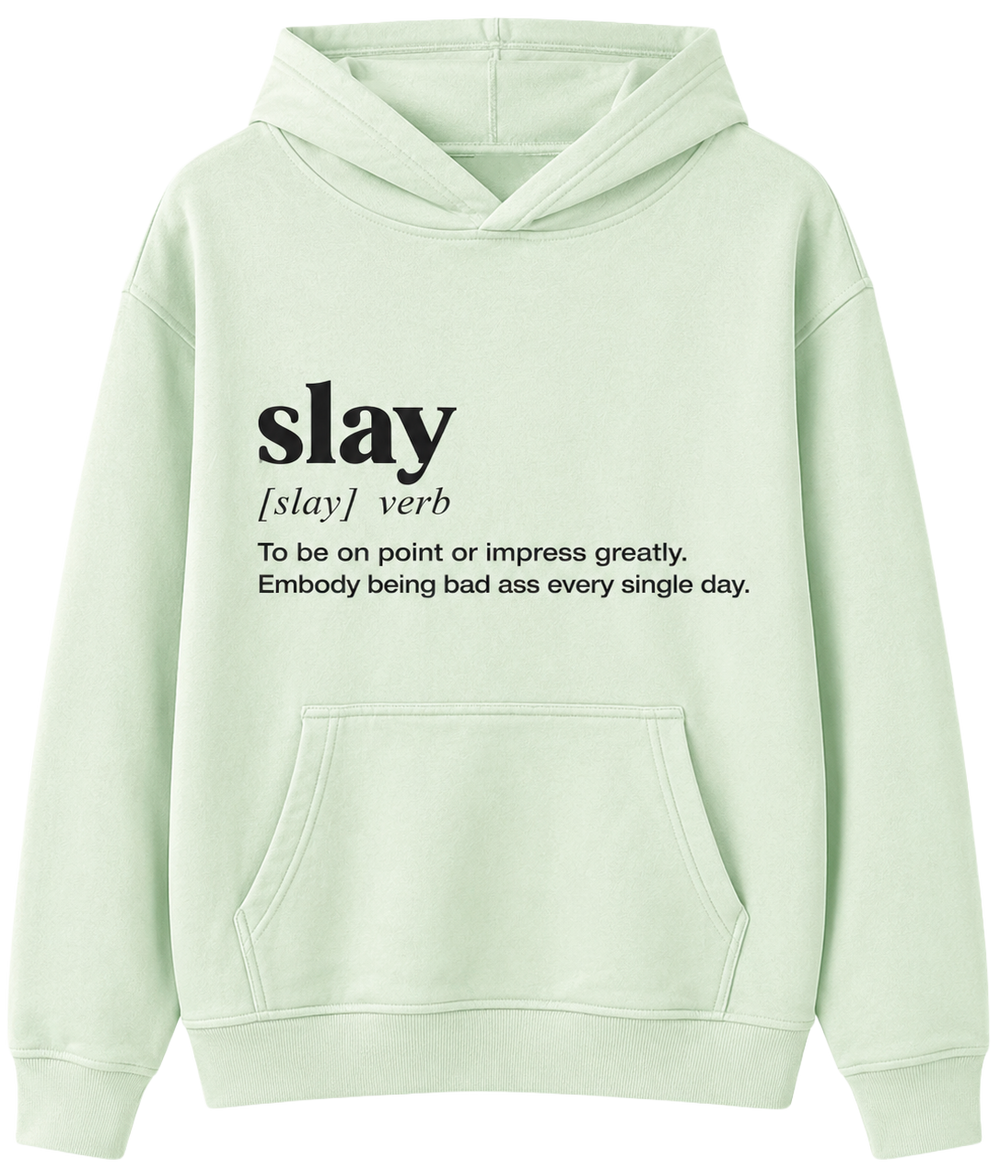 Slay Definition Hoodie – Mint Green JRSFHOL22HD005