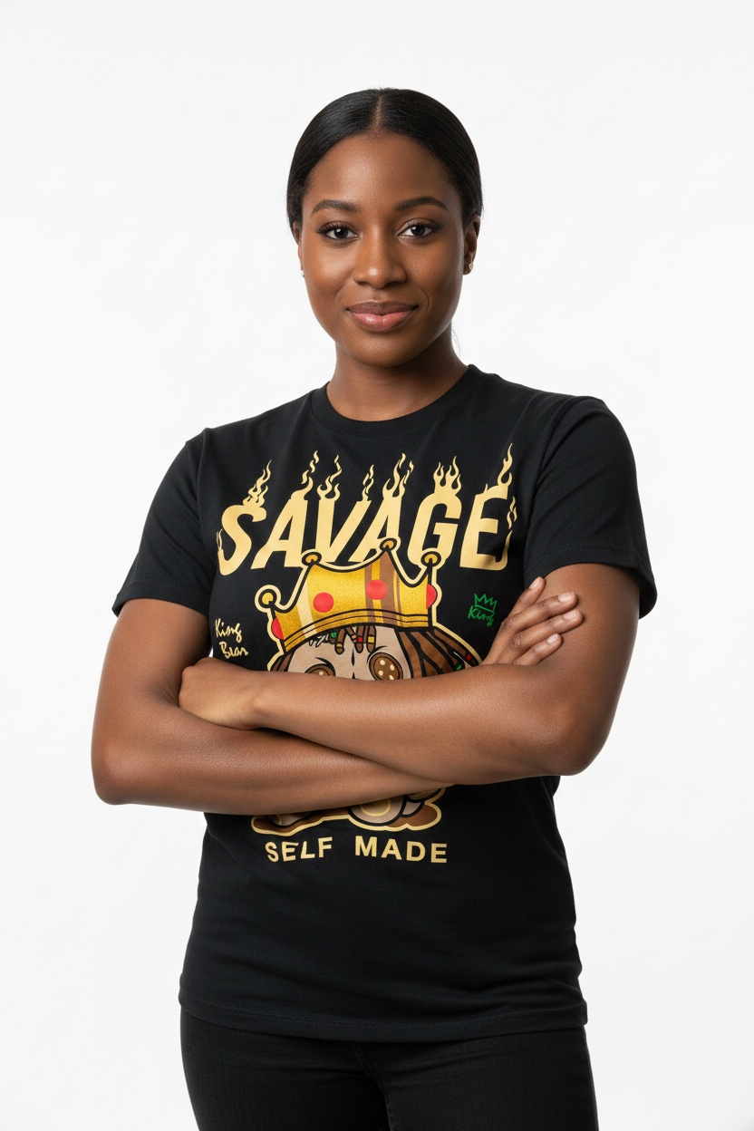 Savage Self Made King Bear Graphic T-Shirt
SKU: 38-INH