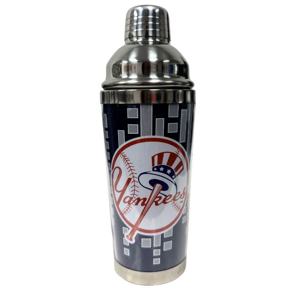 Officially Licensed New York Yankees 20oz Stainless Steel Shaker and Tumbler set