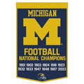 Officially Licensed Michigan Wolverines Wool Banner 24" x 38" is available to buy in increments of 1  sku:57548324-wc