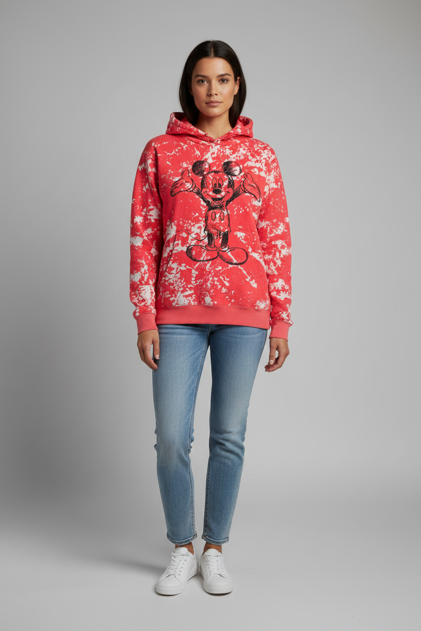 Disney Mickey Mouse Splatter Print Hoodie
SKU: 57-INH