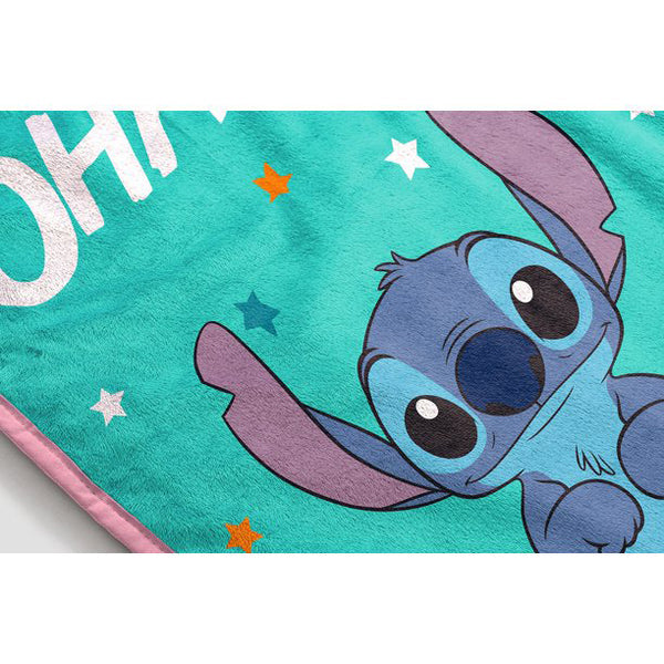 DISNEY                                                        STITCH kids Plush Throw Blanket JF26303-pkg
