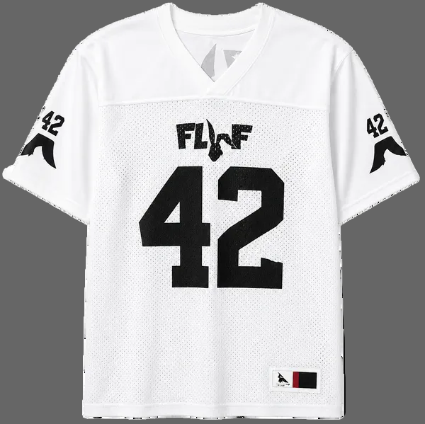 FLY 42 Football Jersey Style Mesh Shirt.                  size: S,L,Xl,2XL.            Sku: Party Bear
