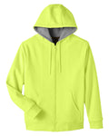 Hi-Vis Full Zip Hoodie – Neon Yellow