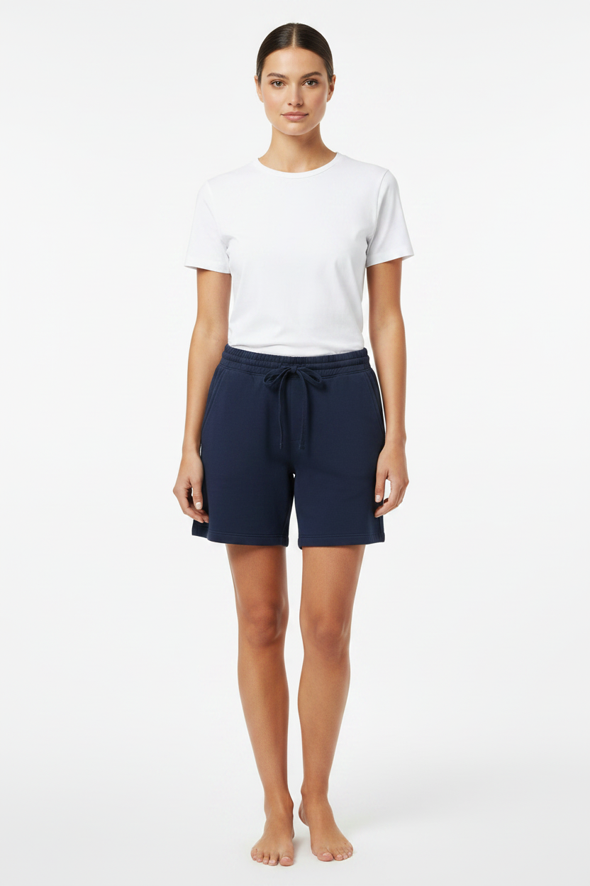 Independent Trading Co Sweat Shorts Navy       Sku: Blanks-Navy.     Size Large