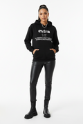 Sugar Flower Graphic Hoodie Black.                 Sku: JRSFHOL22HD003 Size: S-L