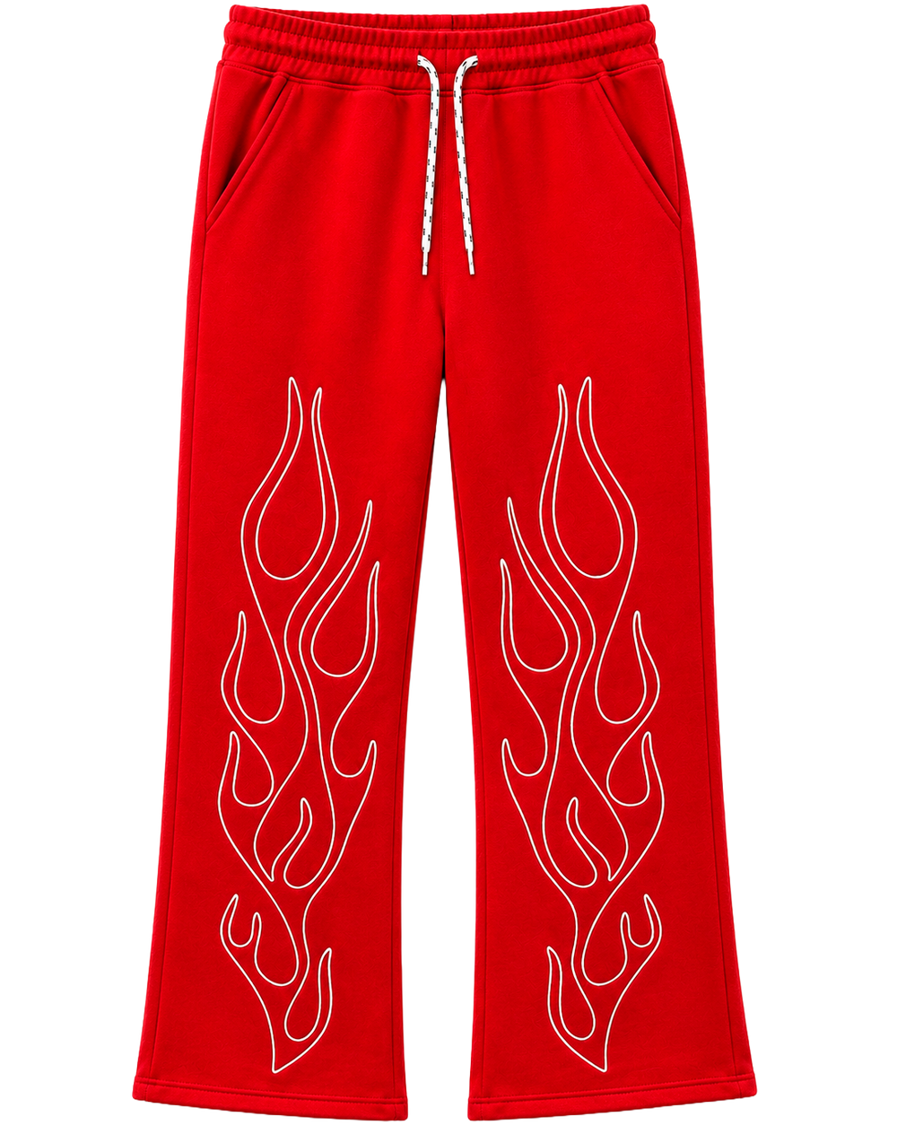 Bezalel Stacked Flare Sweatpants – Flame Embroidery
SKU: Thorns