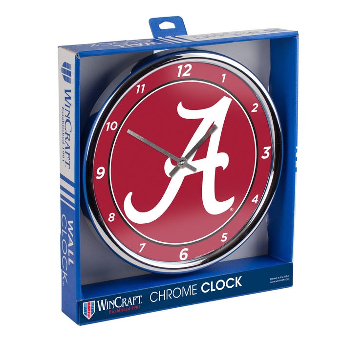 Alabama Crimson Tide Chrome Clocks                sku: 2834528