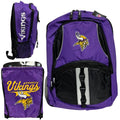 Officially Licensed Minnesota Vikings Sets- Captain Keeper Set - Backpack and Cinch Sack