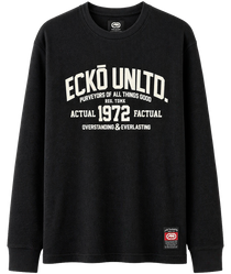 Ecko Unltd L/S Thermal Shirt Black sku EO34L406.      Size: S-3xL