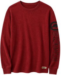 Ecko Unltd L/s Thermal Shirt Red Marled.                sku: EO34L404  size: M-3XL