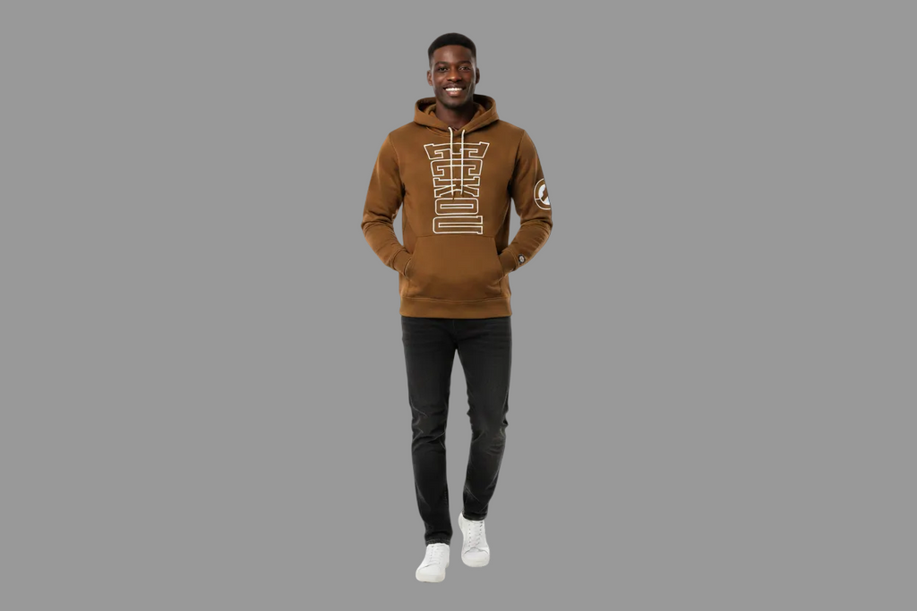 Ecko Unltd Brown Pullover Hoodie sku: EO34H1278-stw