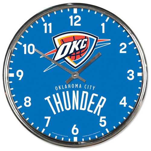 * Officially Licensed  Oklahoma City Thunder wall Clock size: 12"             Sku:  2780623-win