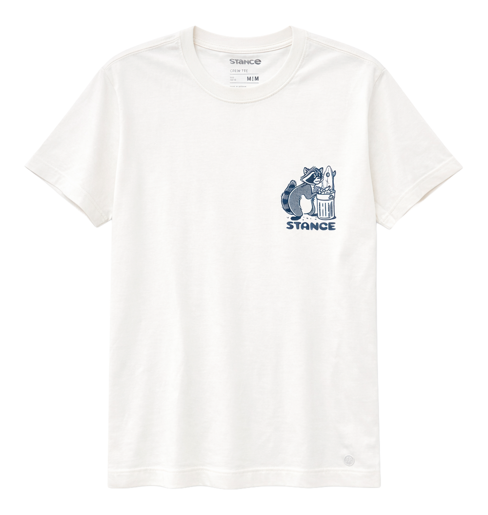 Trash to Treasure Raccoon Graphic T-Shirt – White
SKU: STTS26