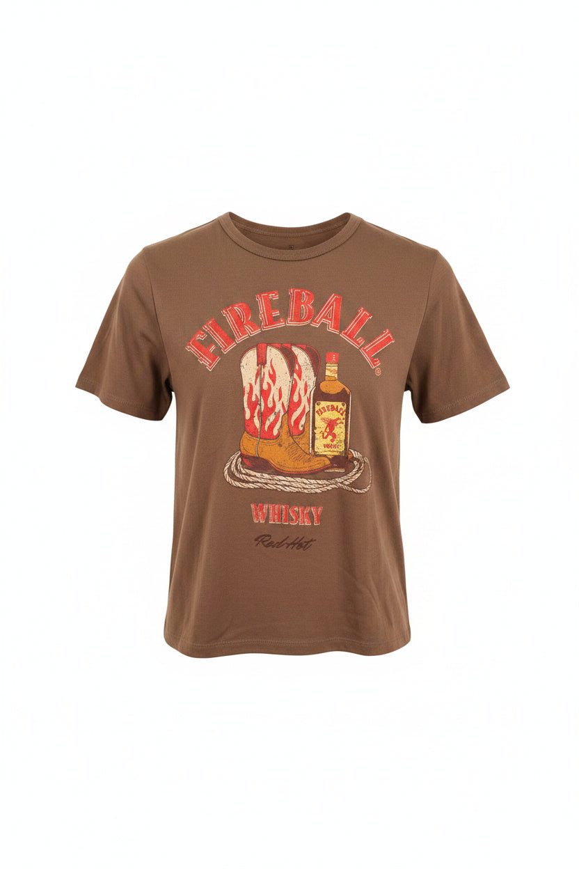 SKU: 101-INH
Fireball Cinnamon Whisky Graphic T-Shirt – Brown