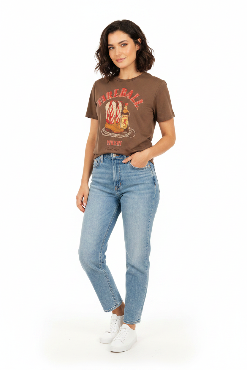 SKU: 101-INH
Fireball Cinnamon Whisky Graphic T-Shirt – Brown