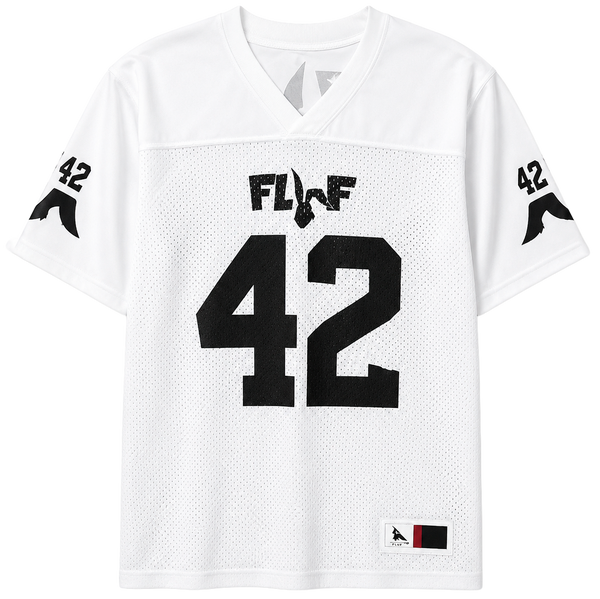 FLY 42 Football Jersey Style Mesh Shirt.                  size: S,L,Xl,2XL.            Sku: Party Bear